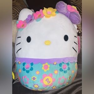 Hello kitty flower girl 12”squishmallow!💐🌸🌺